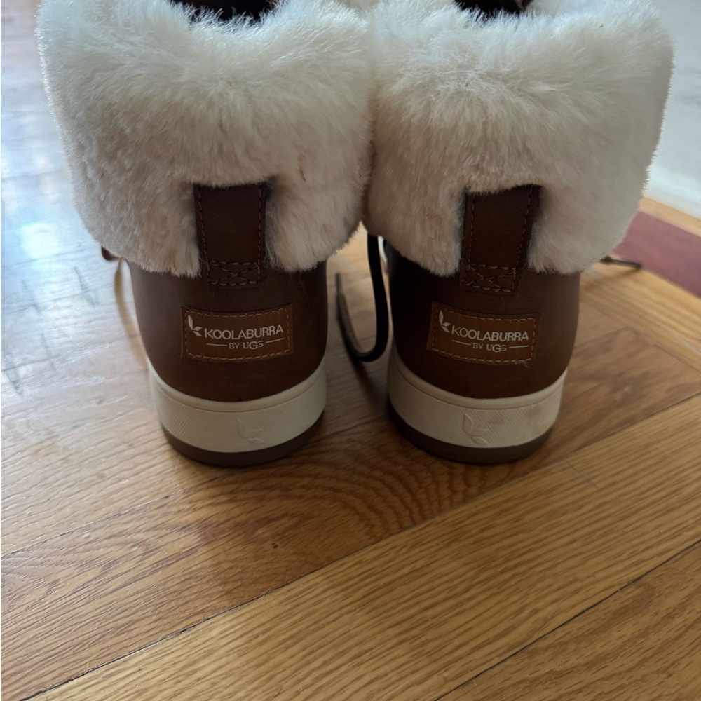 Koolaburra by Ugg Women's Brown and White Winter Boots